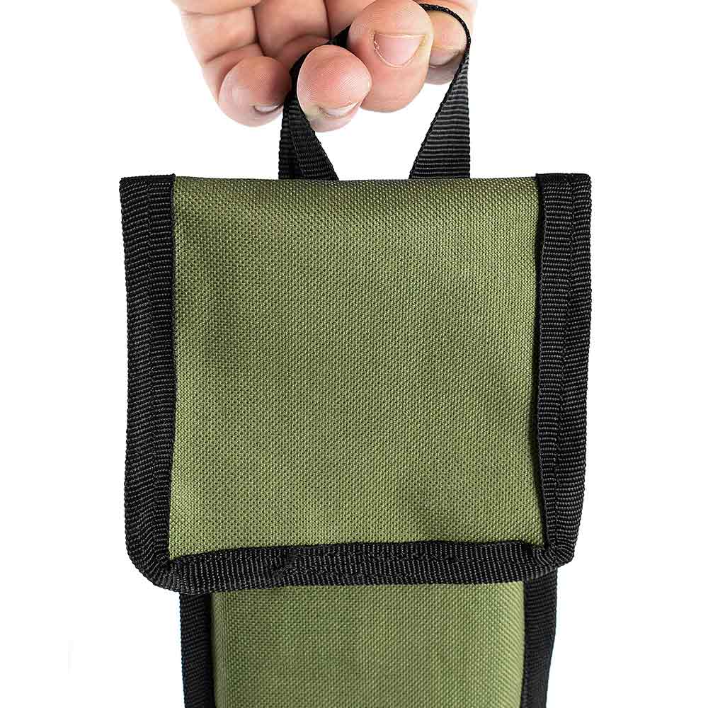 ADANA Premium Grillspieß aus Edelstahl, 6 Stück, Länge 60 cm, mit Tasche