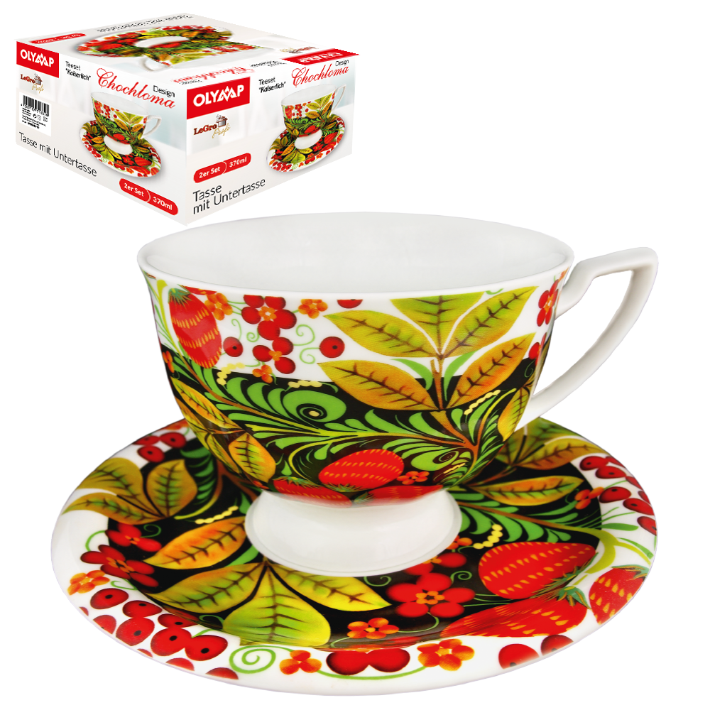 Teeset - Kaiserliches Design Chochloma