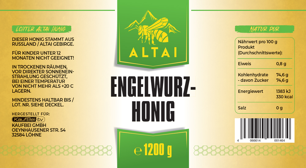 Engelwurzhonig, 1200 g