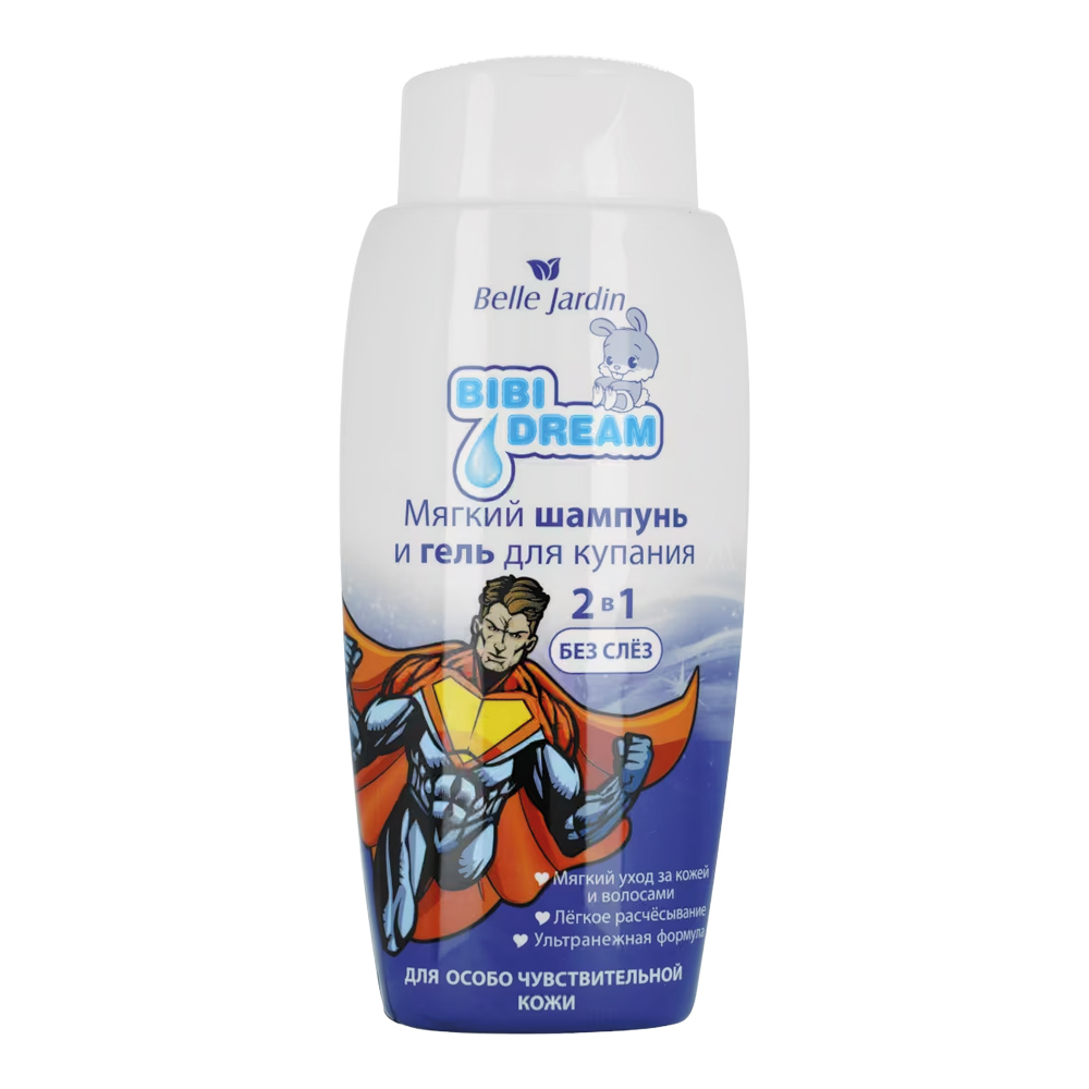 Belle Jardin Sanftes Shampoo & Badegel Ringelblume (Barbatus) + Mandelöl, 300 ml