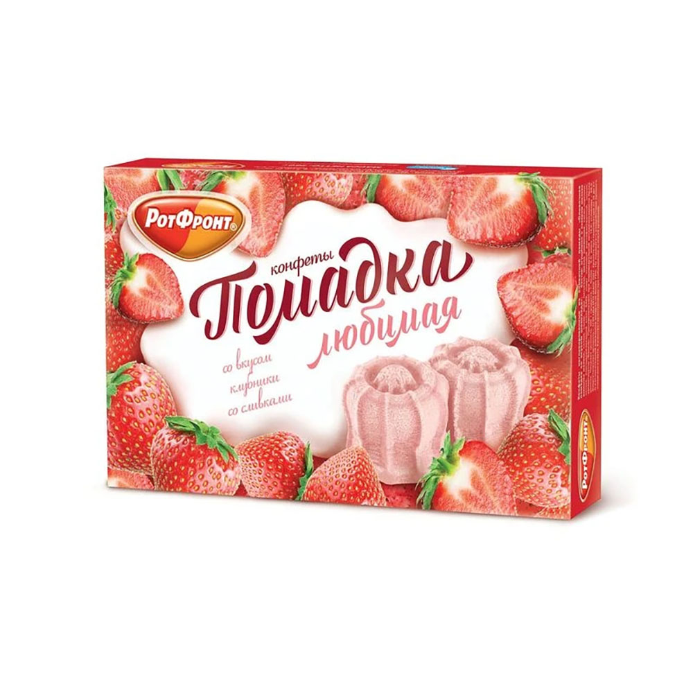RotFront Fondant mit Erdbeer-Sahne-Geschmack, 180 g