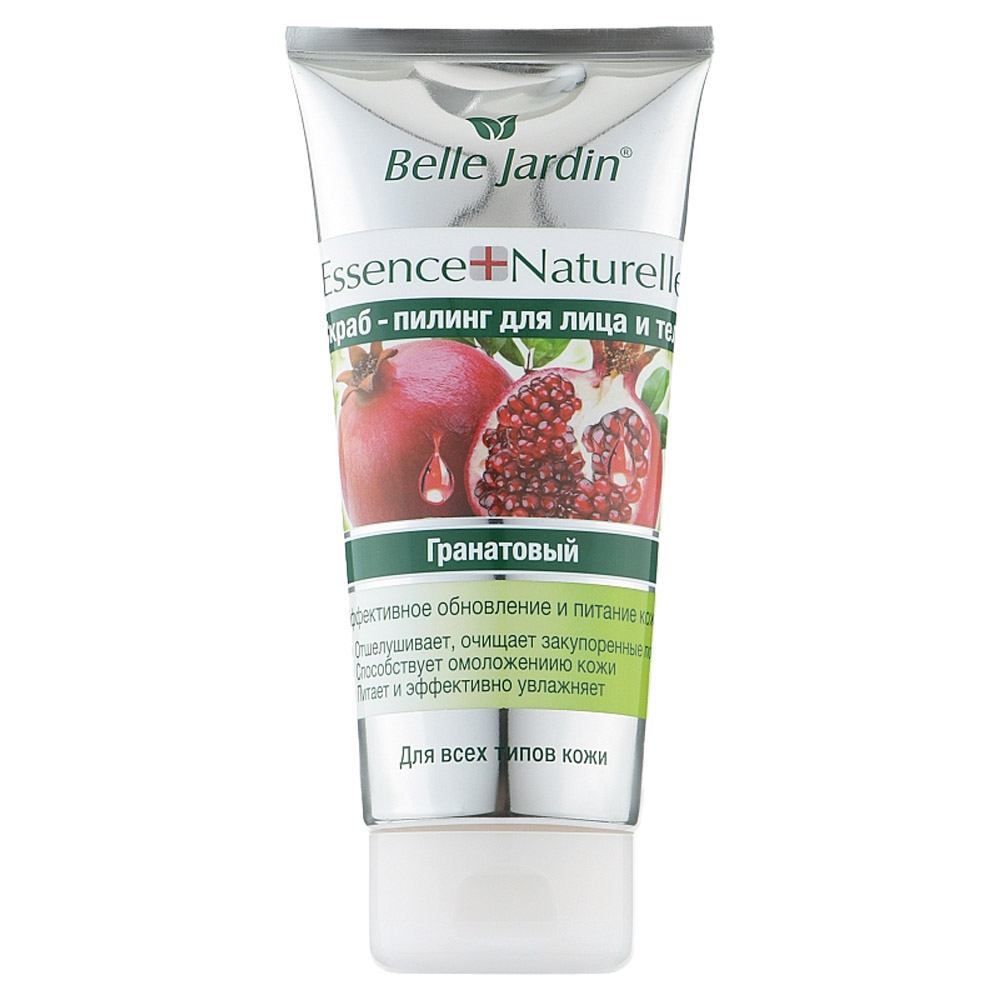 Belle Jardin Gesichts- und Körper-Peeling-Scrub mit Granatapfel, 200 ml