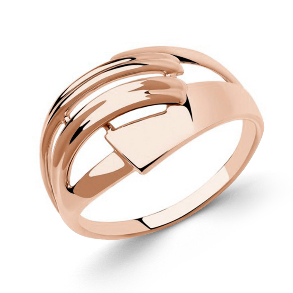 Sokolov Damenring aus 585 Rotgold