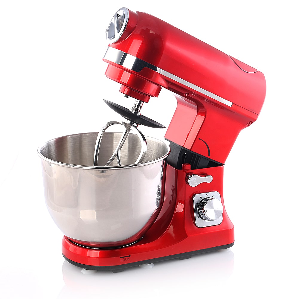 B-Ware BEM Alex Küchenmaschine 3 in 1 mit Zubehör aus Edelstahl 5 L.