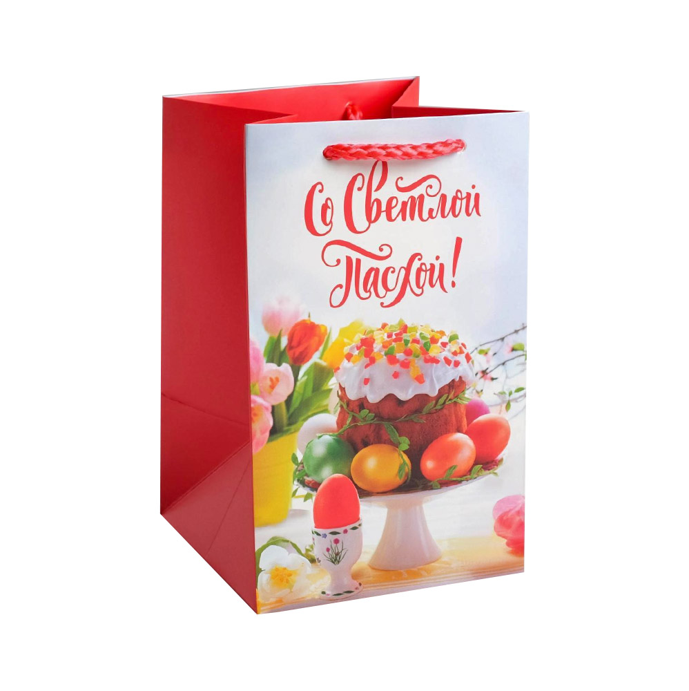 Geschenktüte "Ein frohes Osterfest", Papier (10 x 16 x 10 cm)