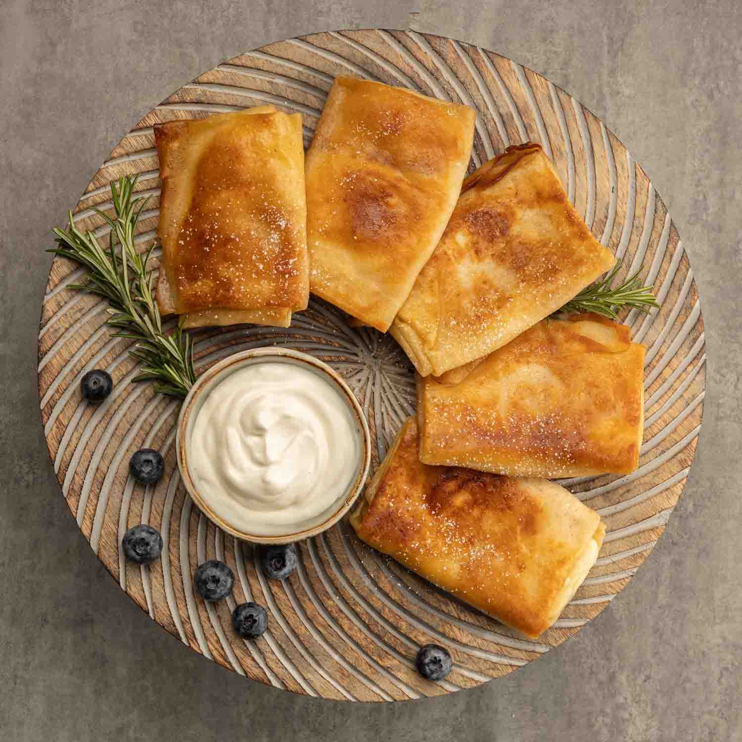 BARIN SET 2x Pfannkuchen mit Quark-Füllung, vorgebraten, tiefgefroren (2x 520g)