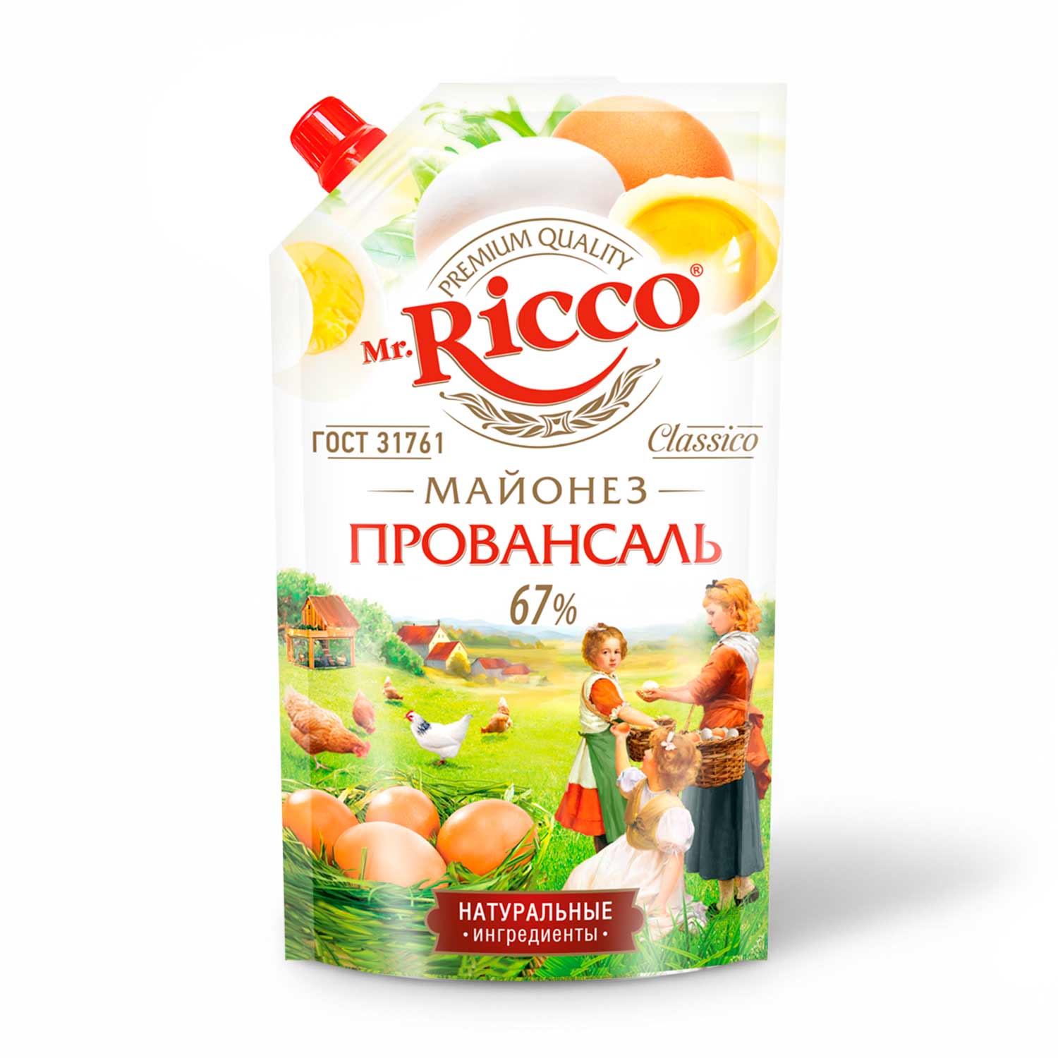 Mr.Ricco Mayonnaise "Provansal" 67% Fett, 375g