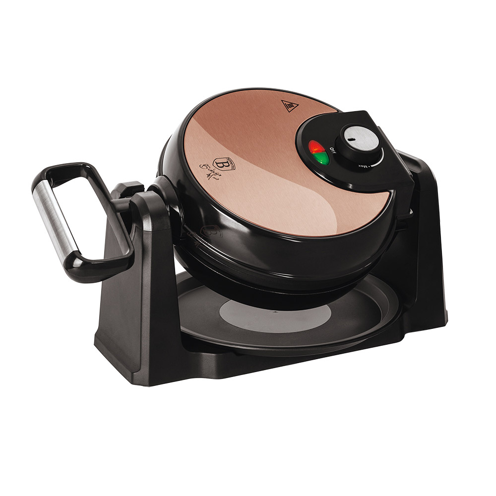 B-Ware Berlinger Haus Flip-Flip Waffel-Maker Waffeleisen, roségold, Rose Gold Edition