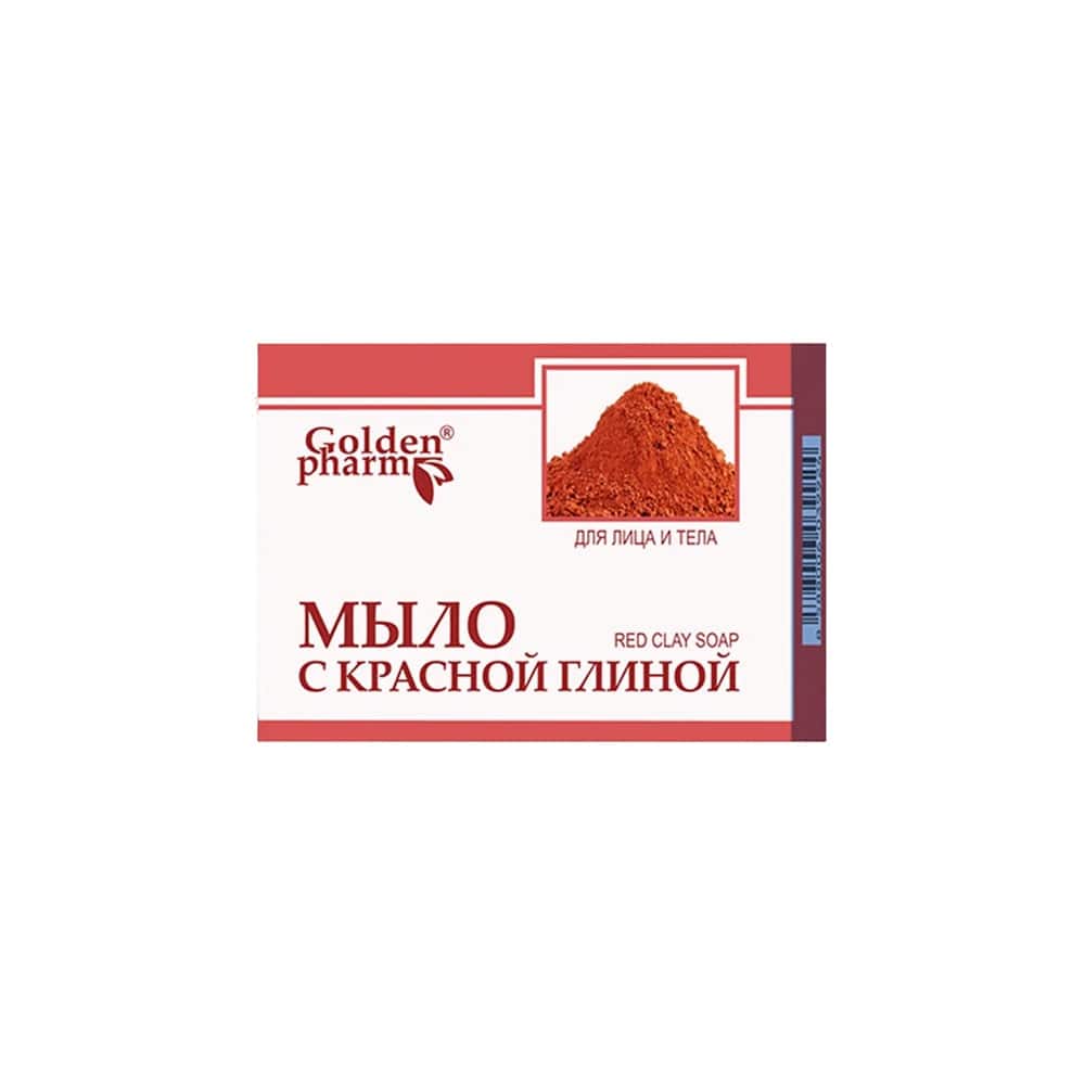 Golden Pharm Seife, mit rotem Ton, 70 g