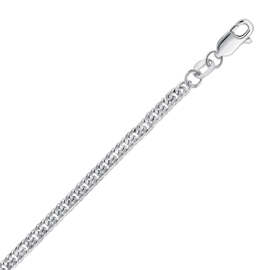 Kette aus Silber 925, Breite ca. 3 mm, Gewicht in 50 cm ca. 9,93 gr.