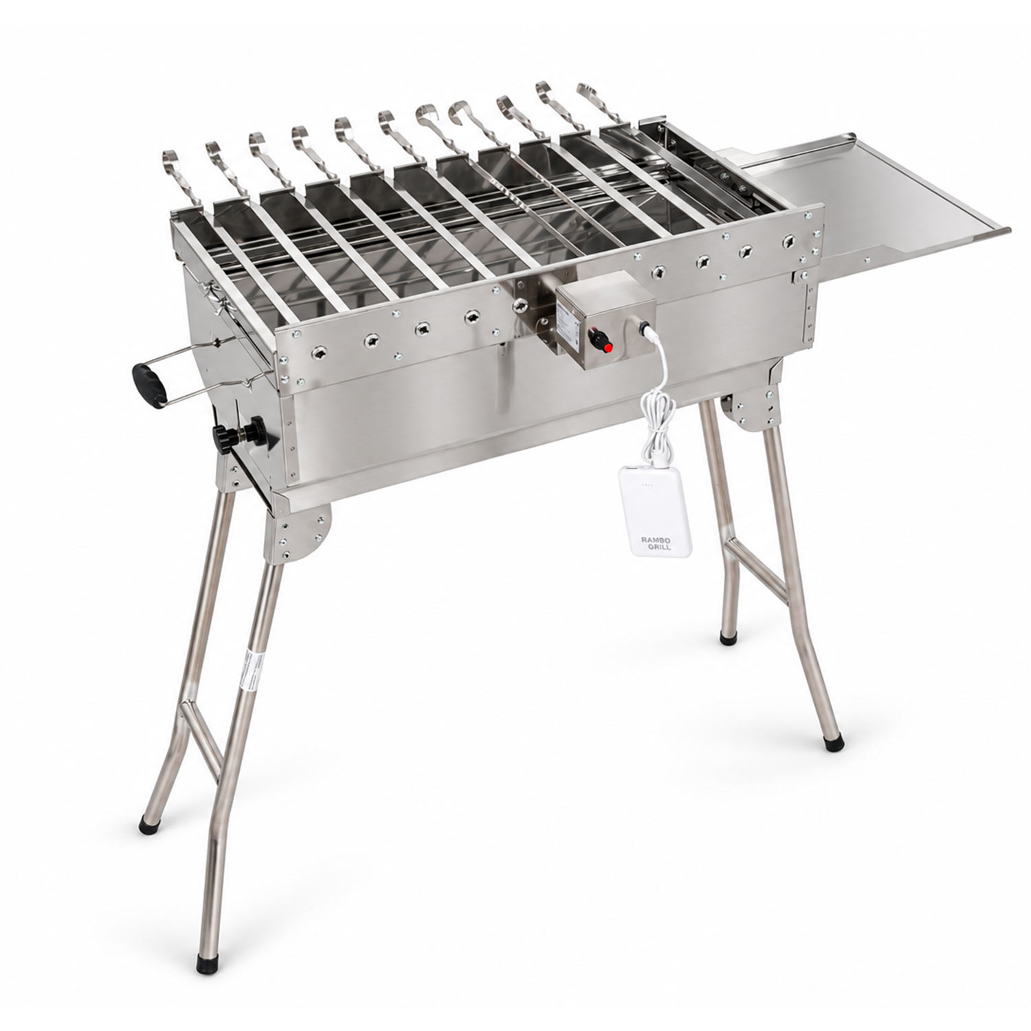 RAMBO GRILL Ares 2.0 — Grillaufsatz mit automatischer Spießdrehung