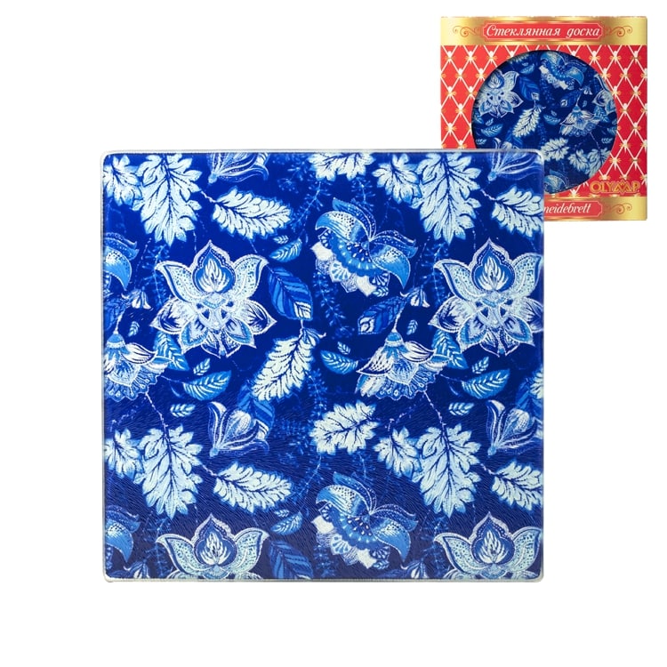 Multifunktionales Glasbrett, 20 x 20 cm