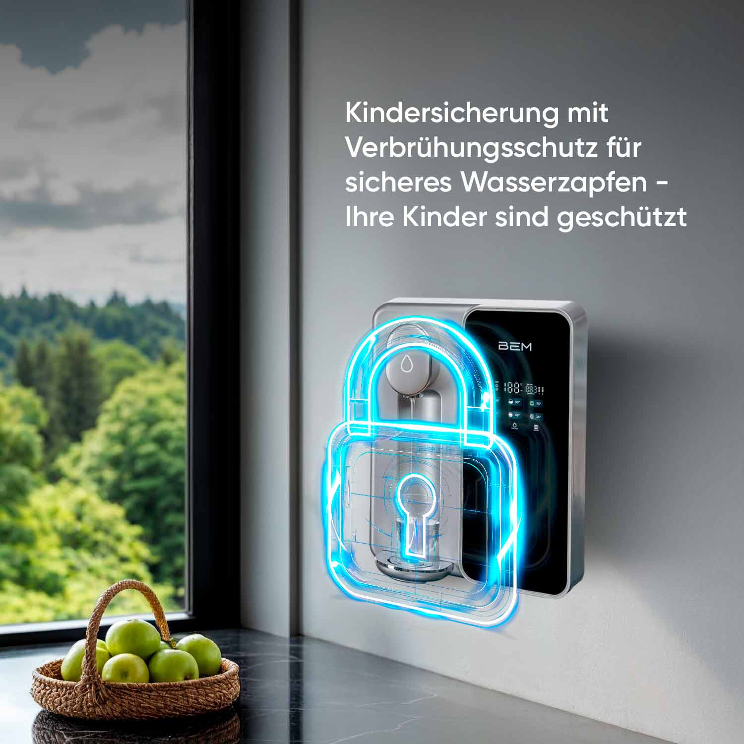 BEM Unicora 2.0 — neue Generation! Umkehrosmose-Wasserfilter mit Direktanschluss