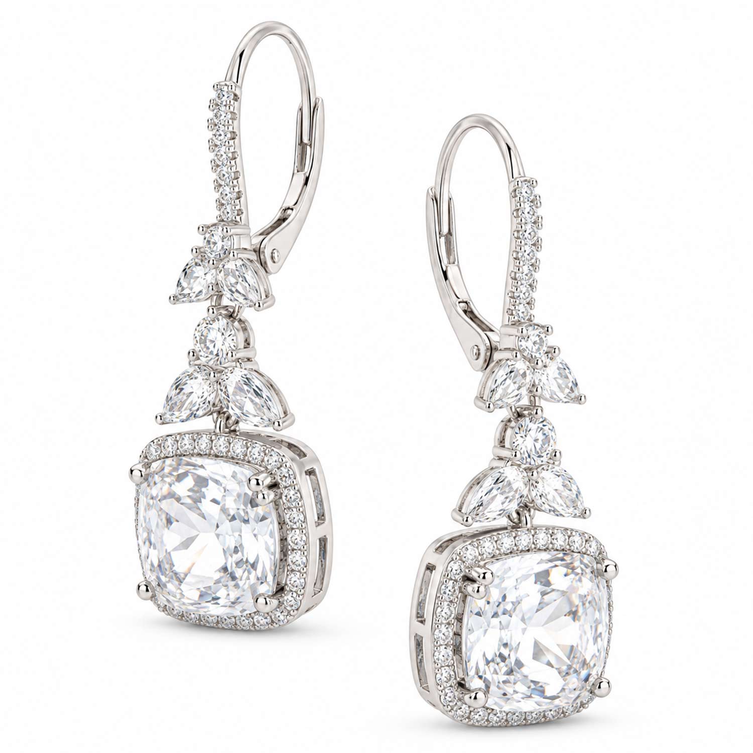 Ohrhänger aus 925 Silber mit Zirkonia