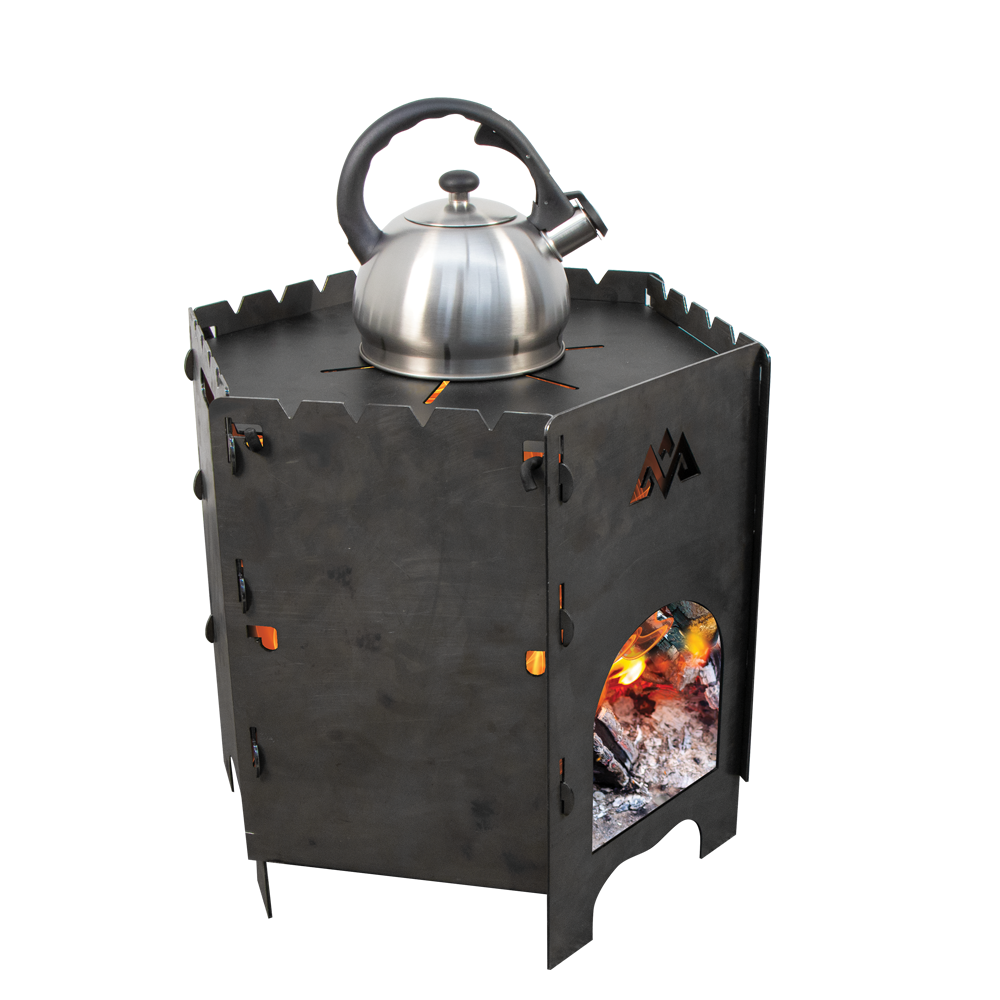 OLYMP multifunktionaler Campingkocher für 8 - 16 Liter Kessel