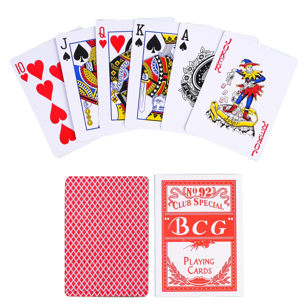 BCG-92 Spielkarten Club Special in rot 55 St.