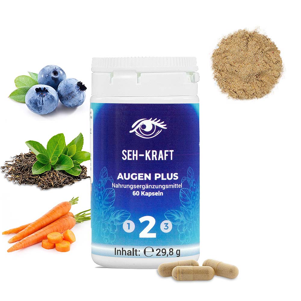 Nahrungsergänzungsmittel-Set "Seh-Kraft"