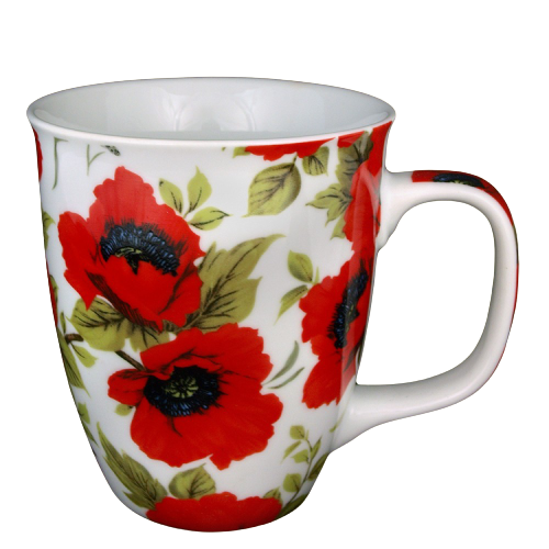 Becherset "Mohnblumen" 400 ml, 4 St.