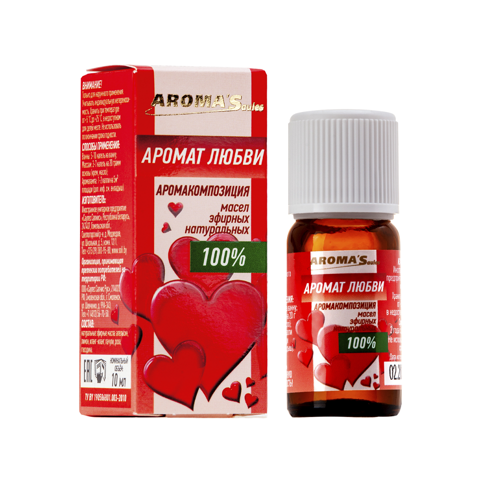 AROMA'Saules "Liebe" ätherische Öle, 10 ml