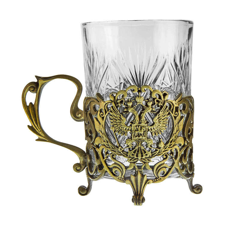 Teeglashalter "Lieblingsmama", mit Teeglas, 200 ml