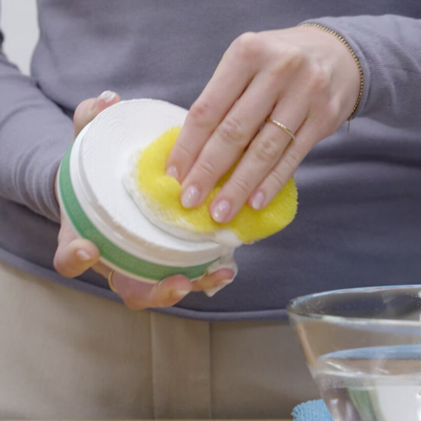 Pure100 MagicShine - Weiße Magie Mehrzweckreiniger, 300 g (inkl. Reinigungsschwamm) 1+1