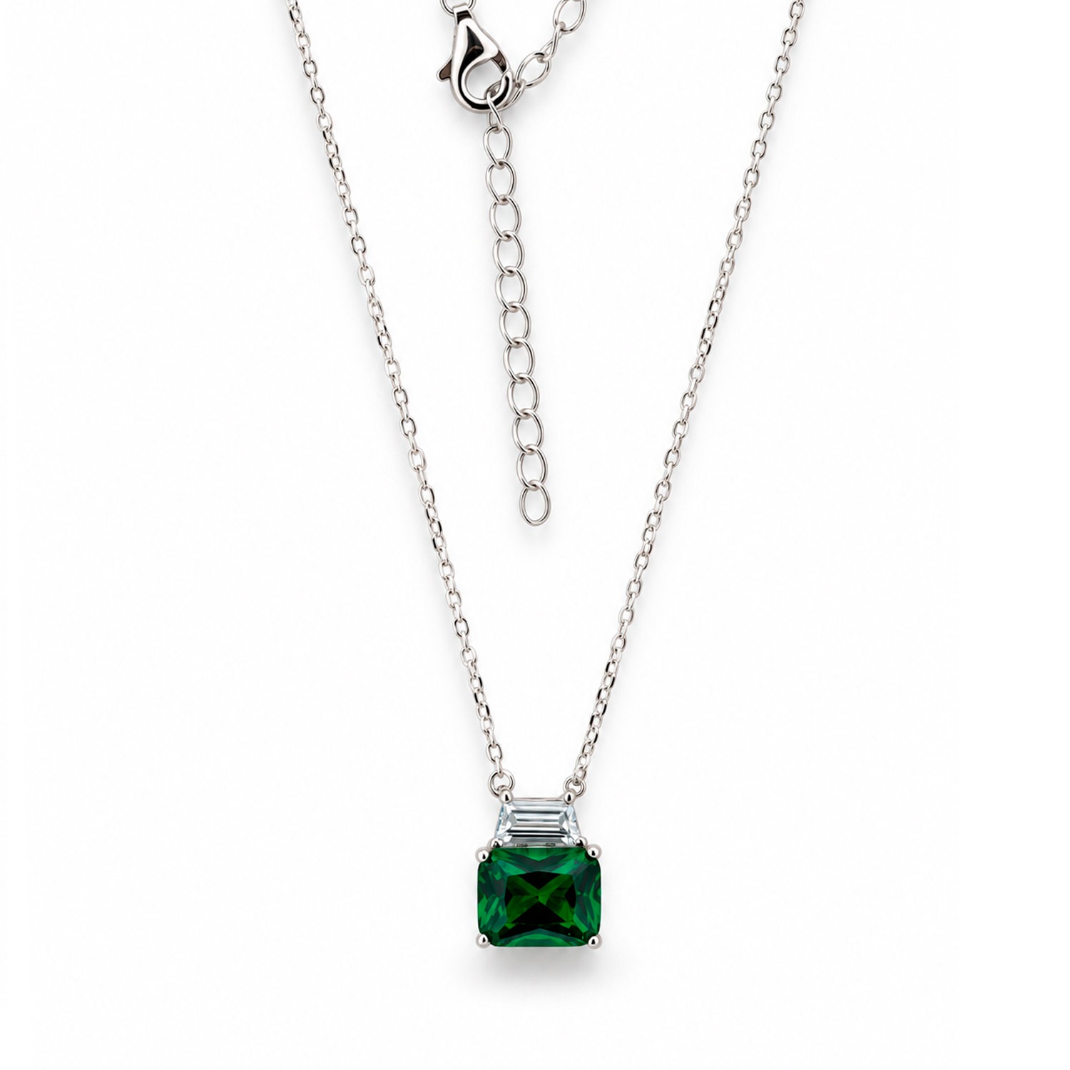 Coller aus 925 Silber mit Zirkonia