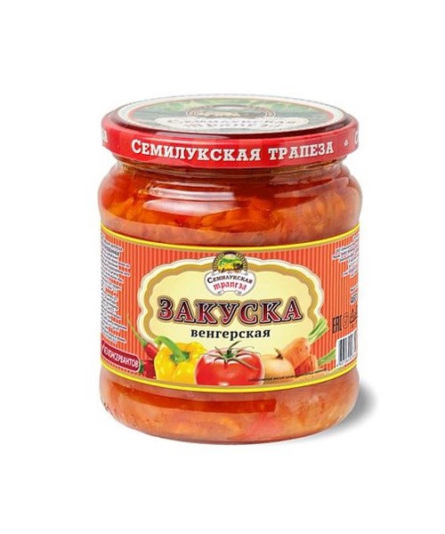 Semilukskaya Trapeza Gemüsezubereitung nach ungarische Art, 460g