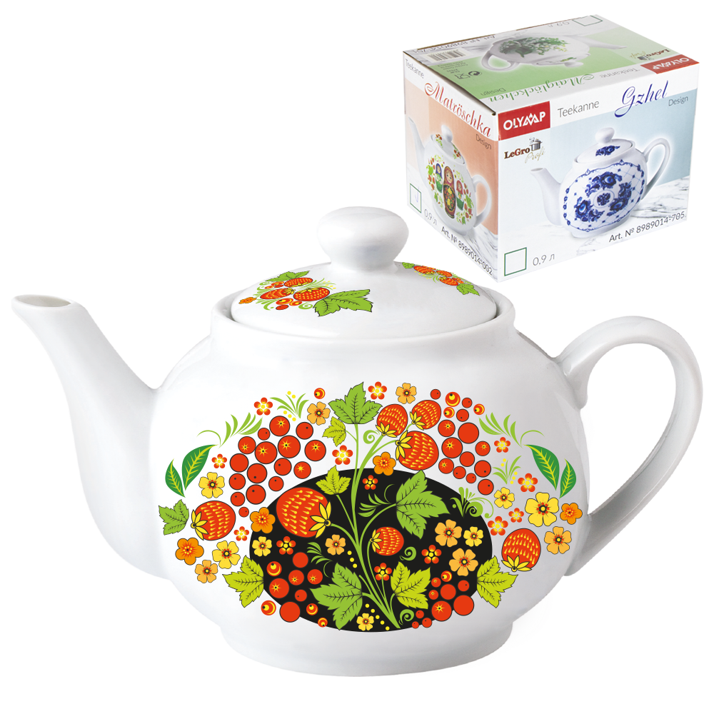 Teekanne Chochloma 0,9L