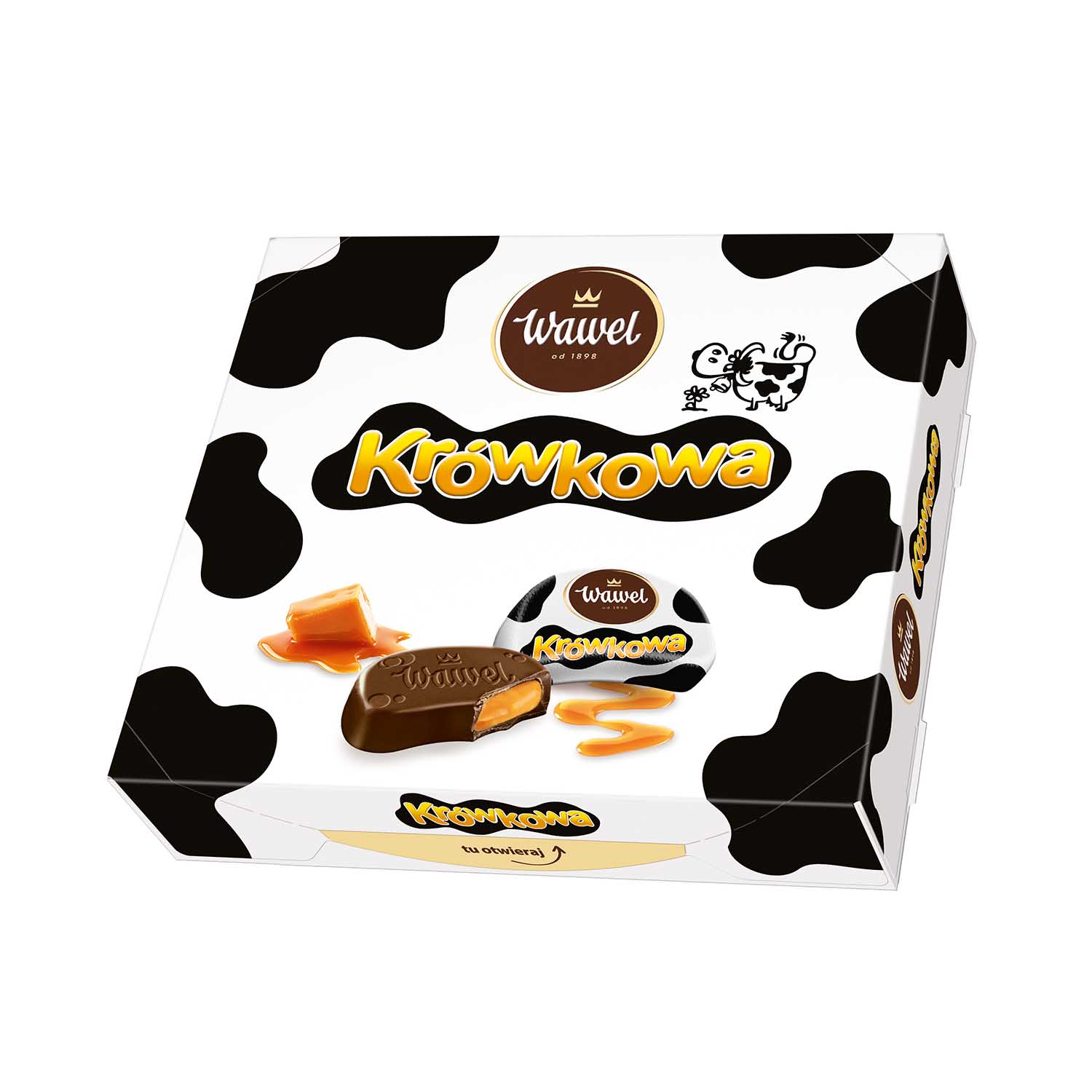 WAWEL Krowkowe Milchpralinen mit Cremefüllung, 155 g