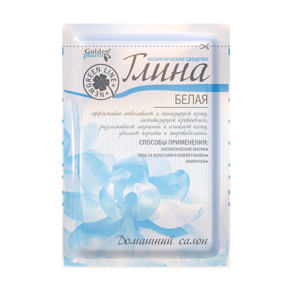 Golden Pharm Kosmetischer Lehm, weiß, 60 g