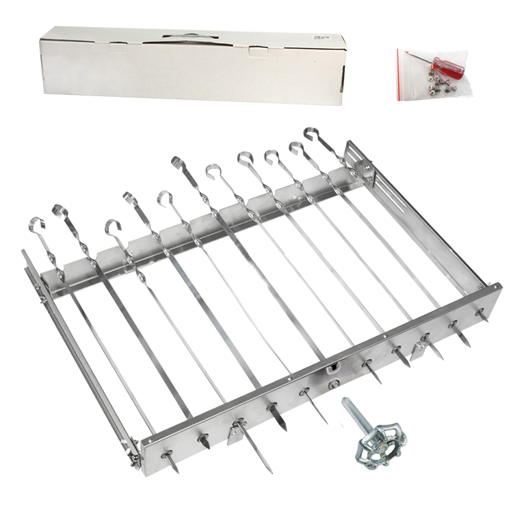 Mehrfacher Drehspieß für 11 Spieße