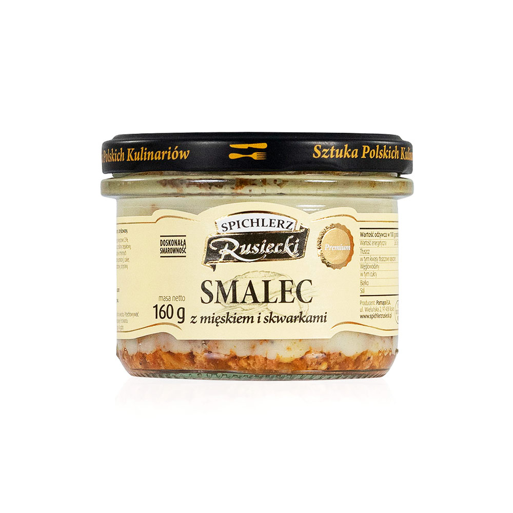 Spichlerz Rusiecki SMALEC Schmalz mit Fleisch und Grieben, 160g