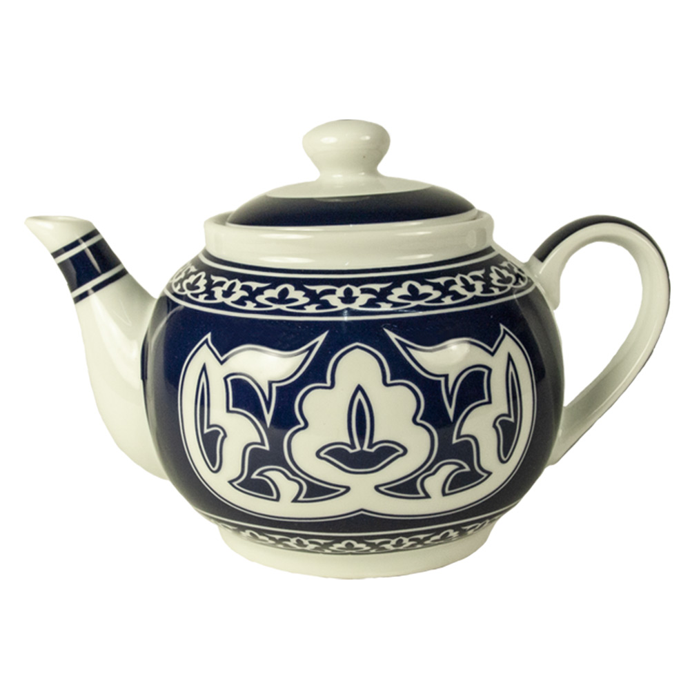 LeGro Teekanne Pahta Gul Usbekistan in blau 0,9L