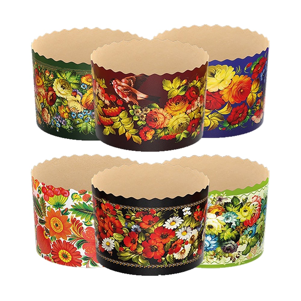 Backform-Set für Osterkuchen Blumen 50 St, ∅ 11 cm