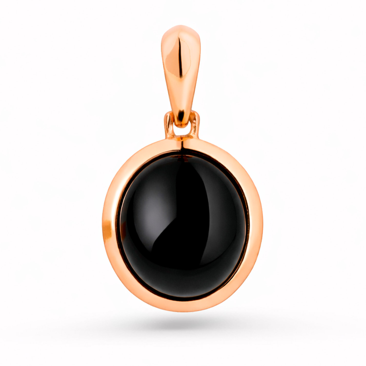 Anhänger aus 925 Silber mit schwarzem Onyx
