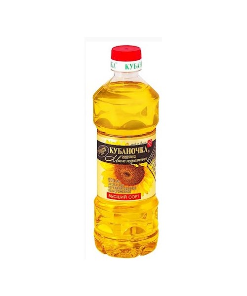 Kubanochka Sonnenblumenöl, unraffiniert, 0.5l