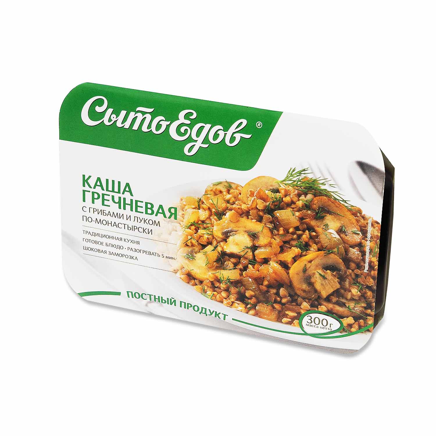 SytoEdov Buchweizenbrei mit Pilzen und Zwiebeln, 300 g