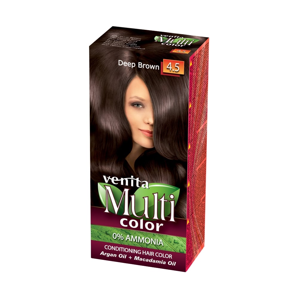 VENITA MultiColor ammoniakfreie Farbe Dunkelbraun 4.5, 100ml