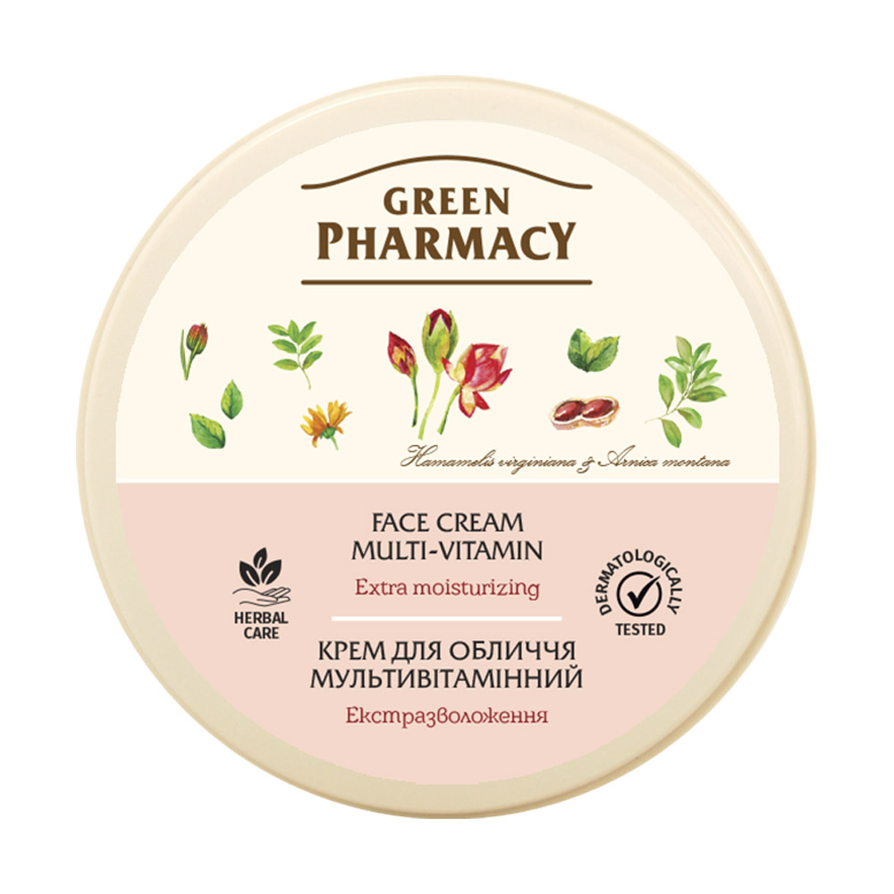 Grüne Apotheke Gesichtcreme Multivitamin, 200 ml
