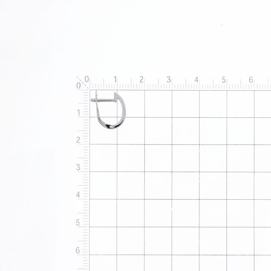 Ohrringe aus 585er Weißgold mit Brillanten 20 Stück 0,086 ct. HSI, Höhe ca. 15 mm