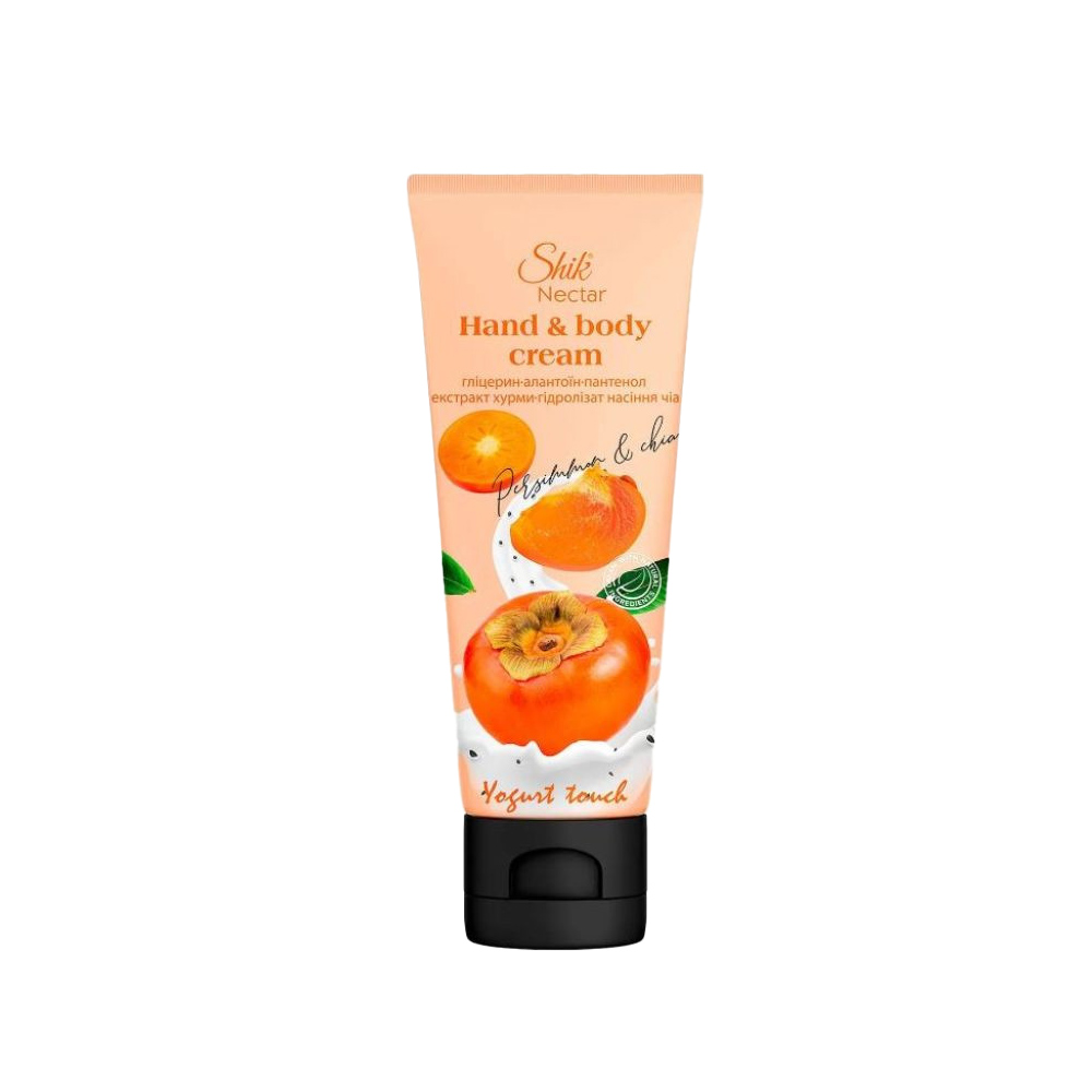 Shik Nectar Hand- und Körpercreme Kaki und Chia, 75 ml