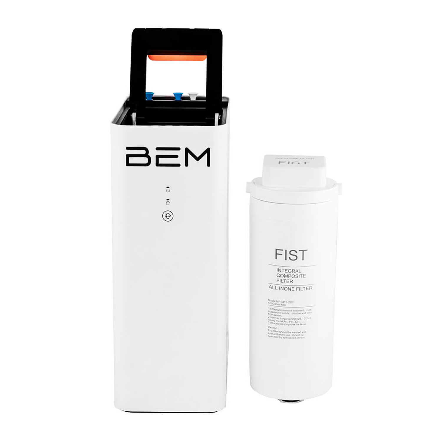 BEM Robin All-in-One kompakte Umkehrosmose Wasserfilteranlage für die Küche, Trinkwasserfilter
