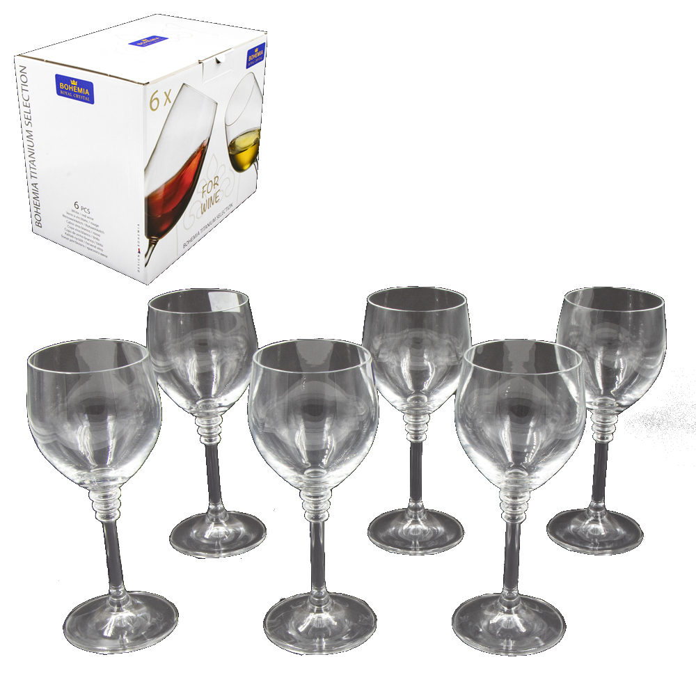 Bohemia Crystal OLIVIA Weingläser-Set 6-tlg. x 170 ml