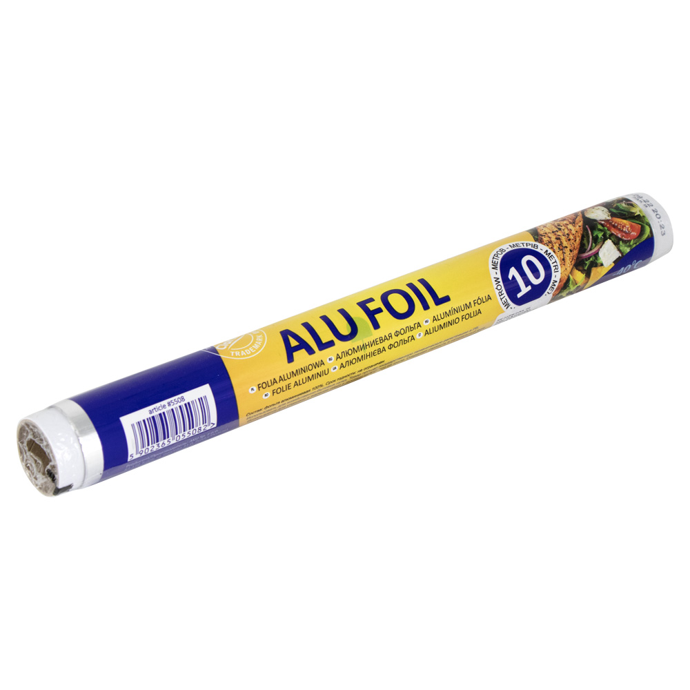 Aluminiumfolie Clarina, Rolle 10 m