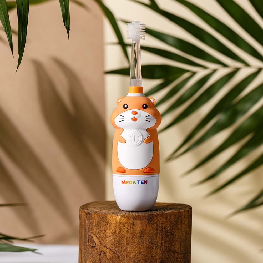 MEGA TEN Elektrische Zahnbürste Figur: Sonic Hamster