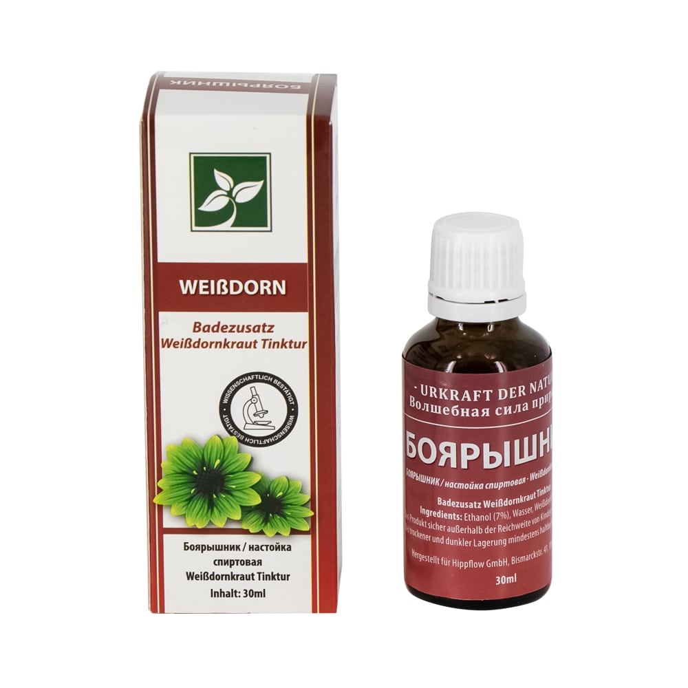 Hippflow Weißdorn Tinktur, 30 ml