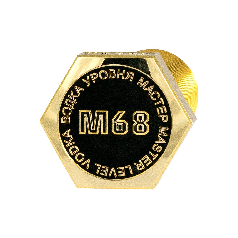 Doppelpack: 2 x Wodka BOLT M68 Gold (0.5L, Vol. 40%)