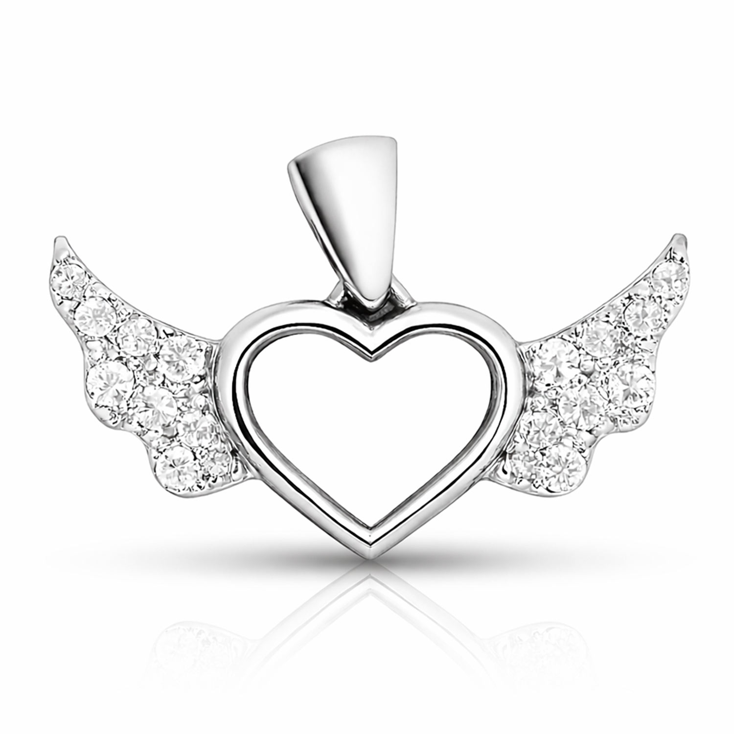 Anhänger aus 925 Silber mit Zirkonia + Silberkette als Geschenk