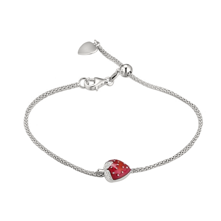 Kinderarmband aus 925 Silber, mit Emaille und Zirkonia