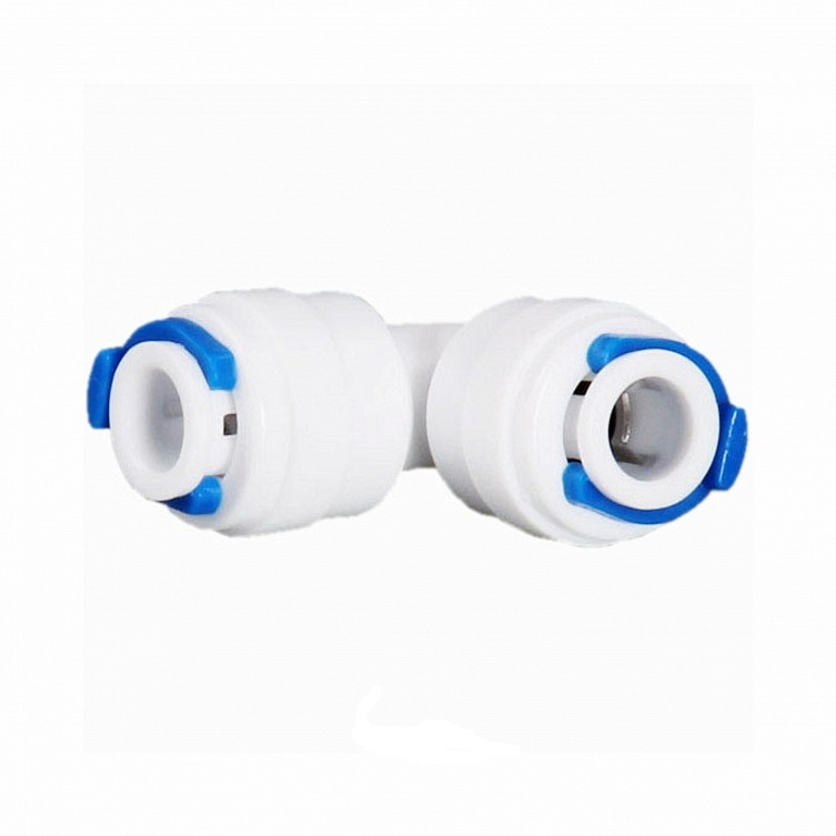 Set: Sedimentfilter M6 + 2xQuickkupplung Winkel für Schlauch, 1/4 Zoll beidseitig